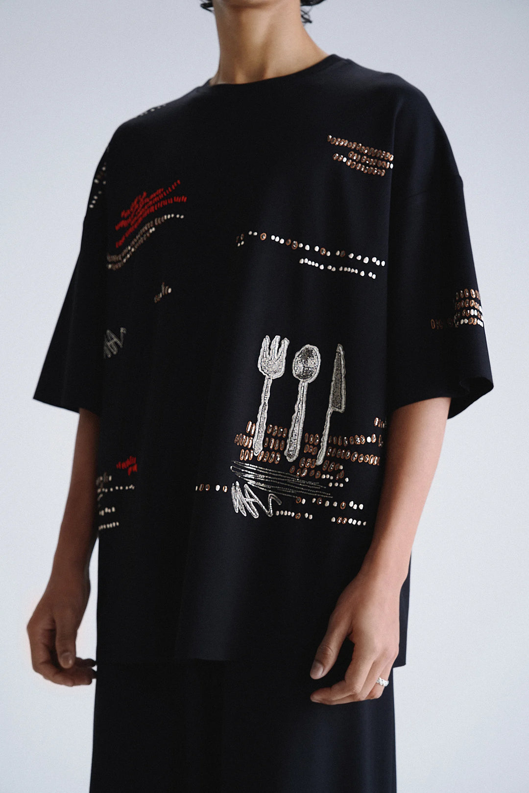 CUTLERY BOXY T-SHIRT