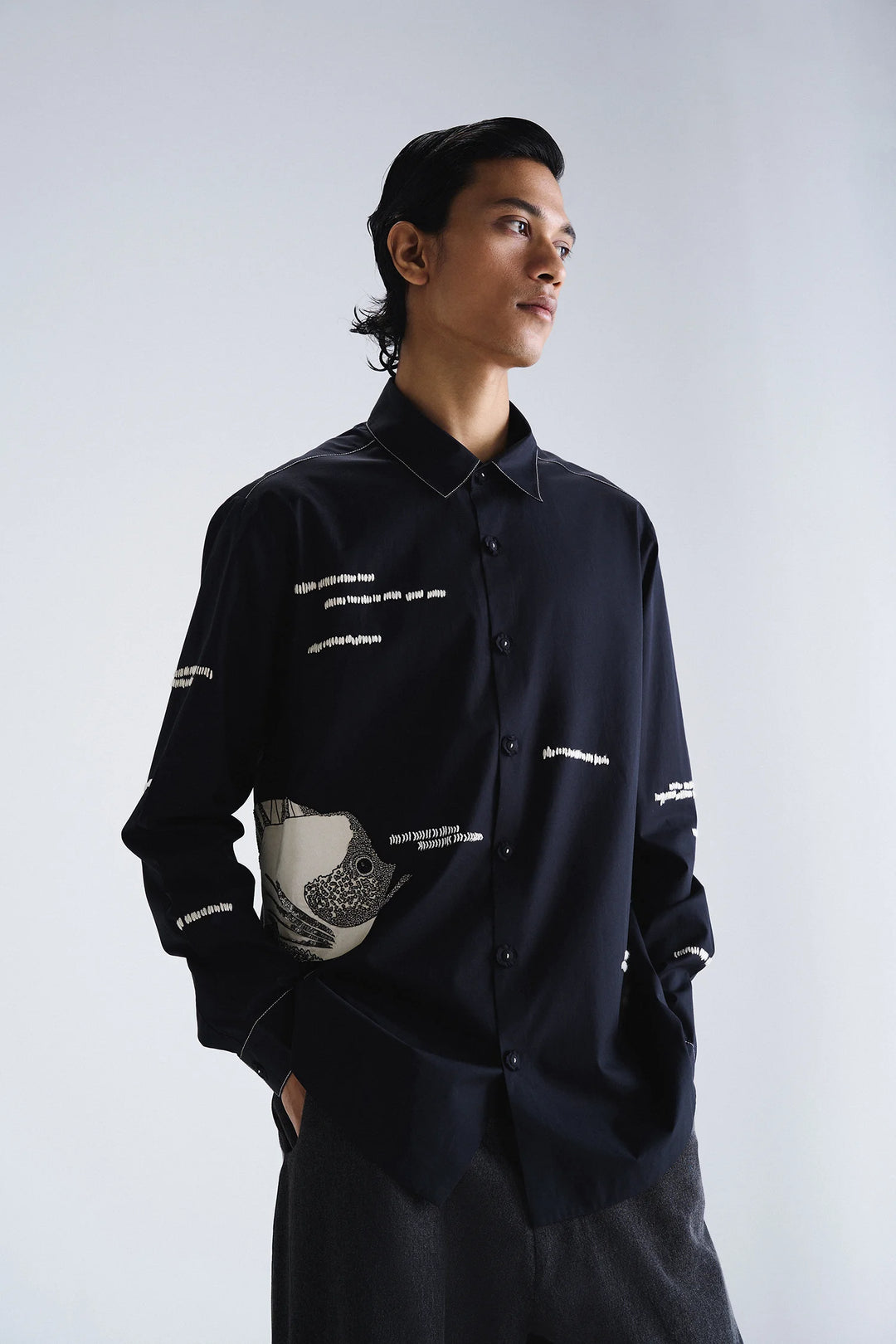 ODD FISH FULL SLEEVE SHIRT