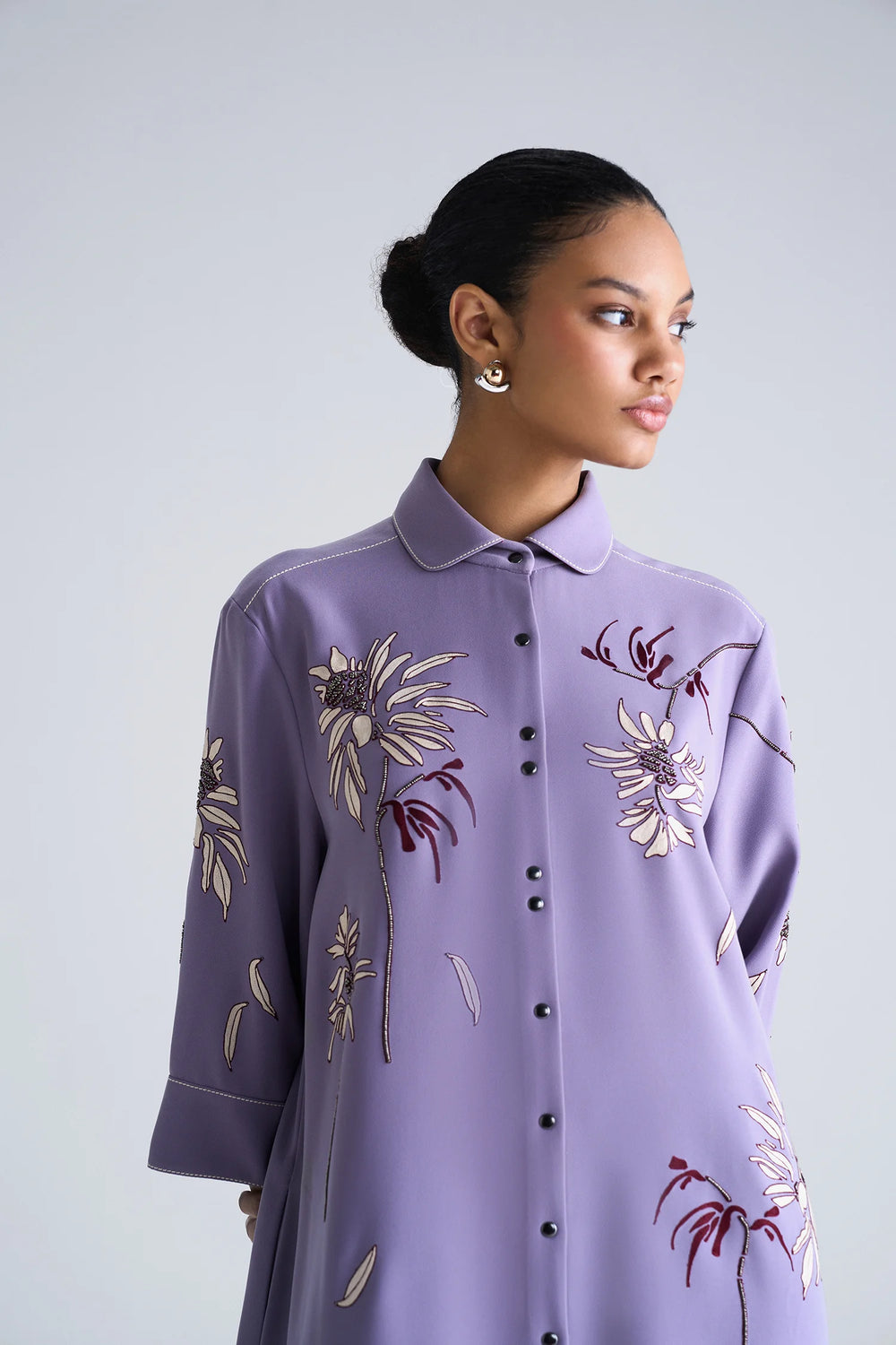 CRYS A LINE SHIRT DRESS