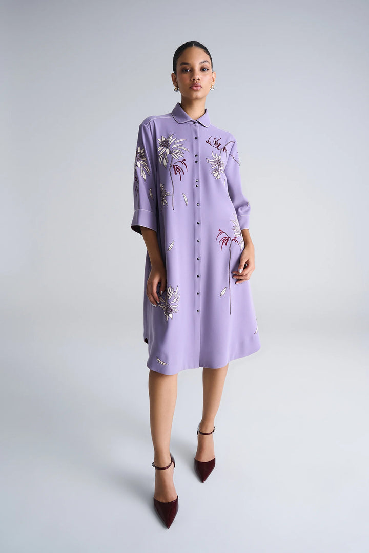 CRYS A LINE SHIRT DRESS