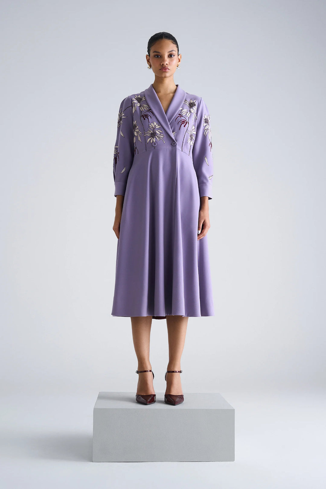 CRYS WRAP DRESS