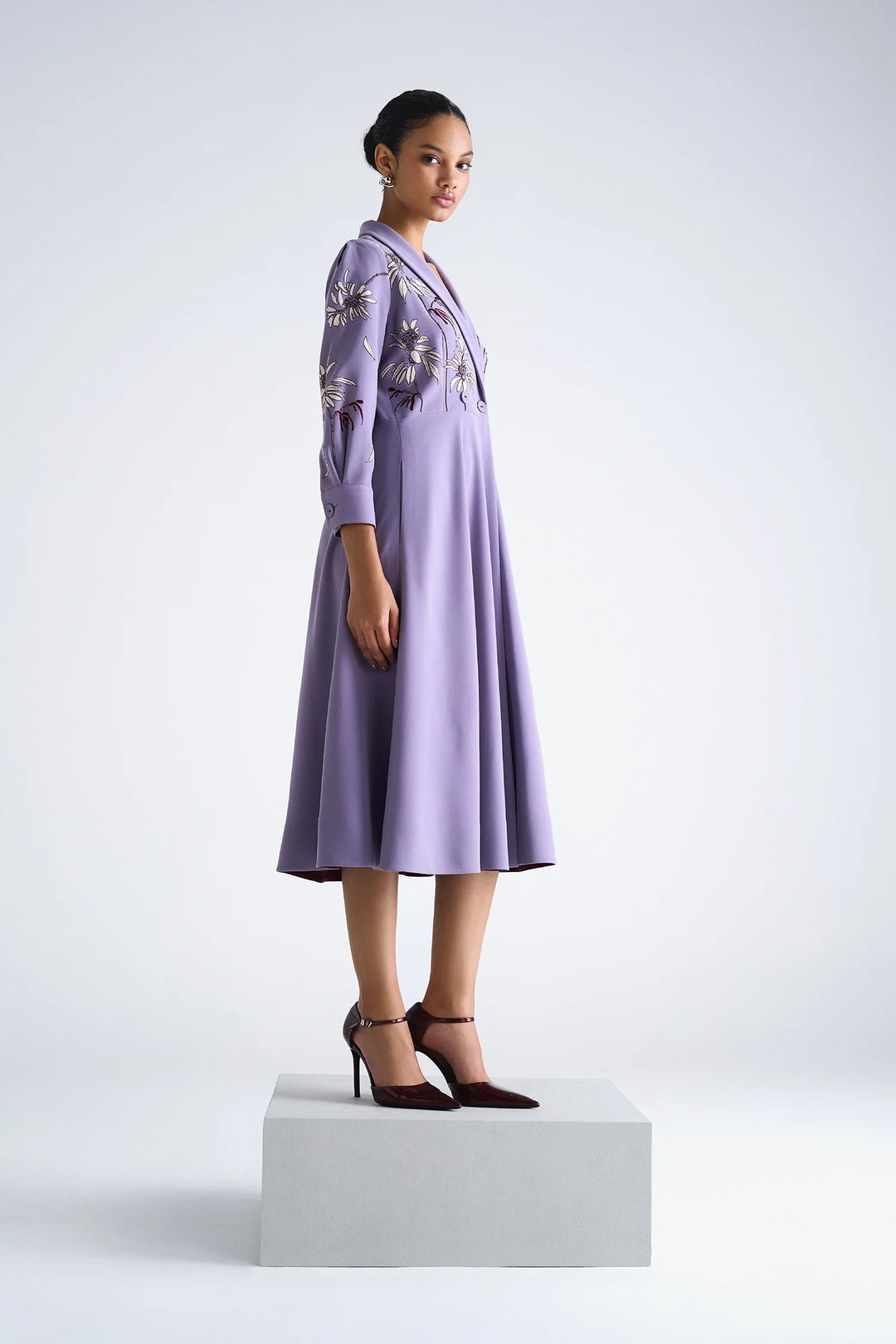 CRYS WRAP DRESS