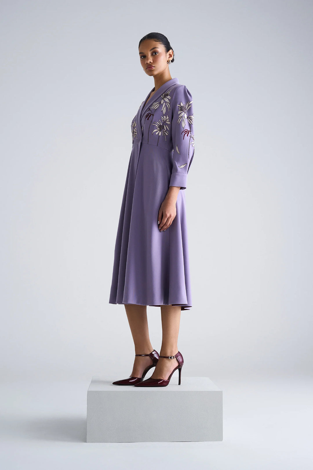 CRYS WRAP DRESS