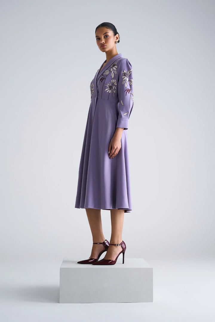 CRYS WRAP DRESS