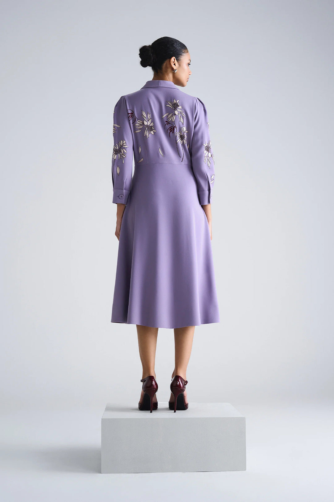 CRYS WRAP DRESS