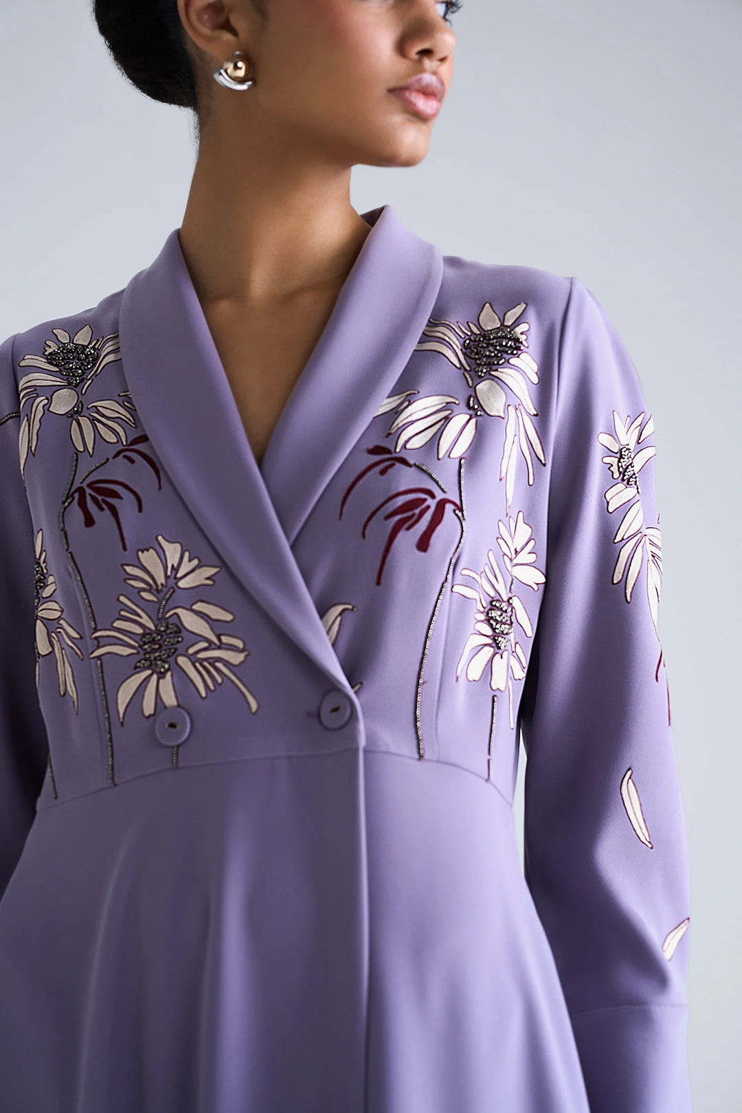 CRYS WRAP DRESS