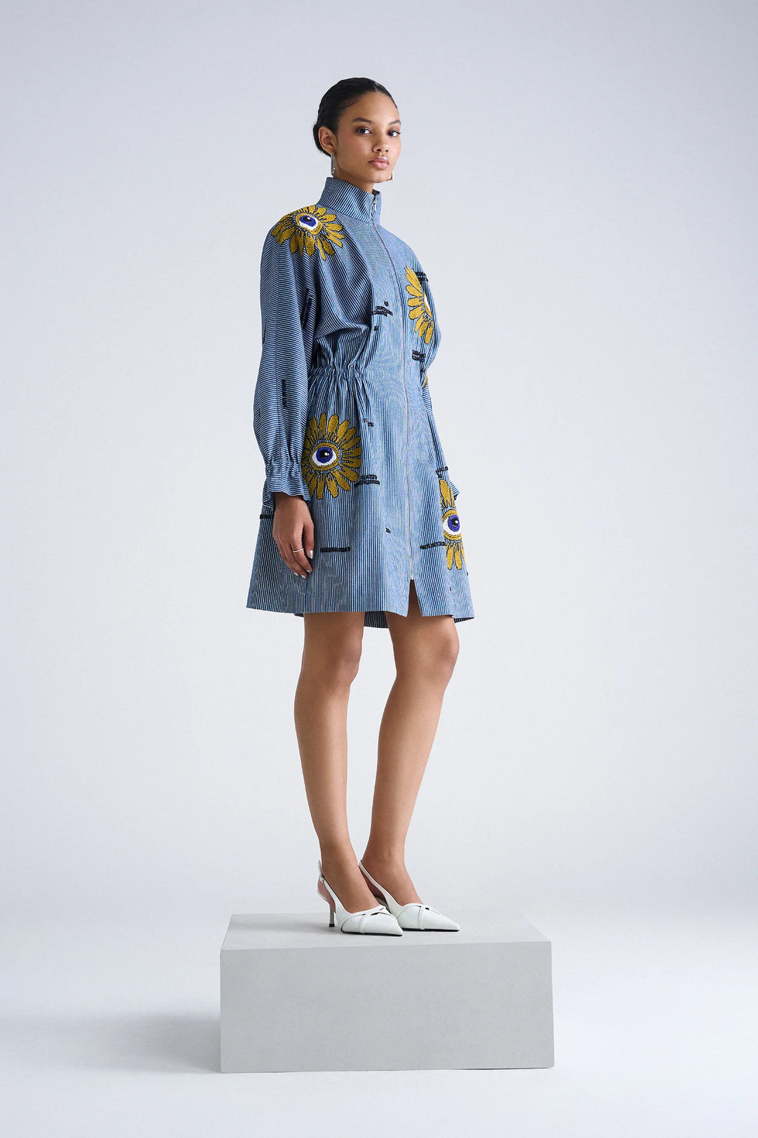 EYE BLOOM JACKET DRESS