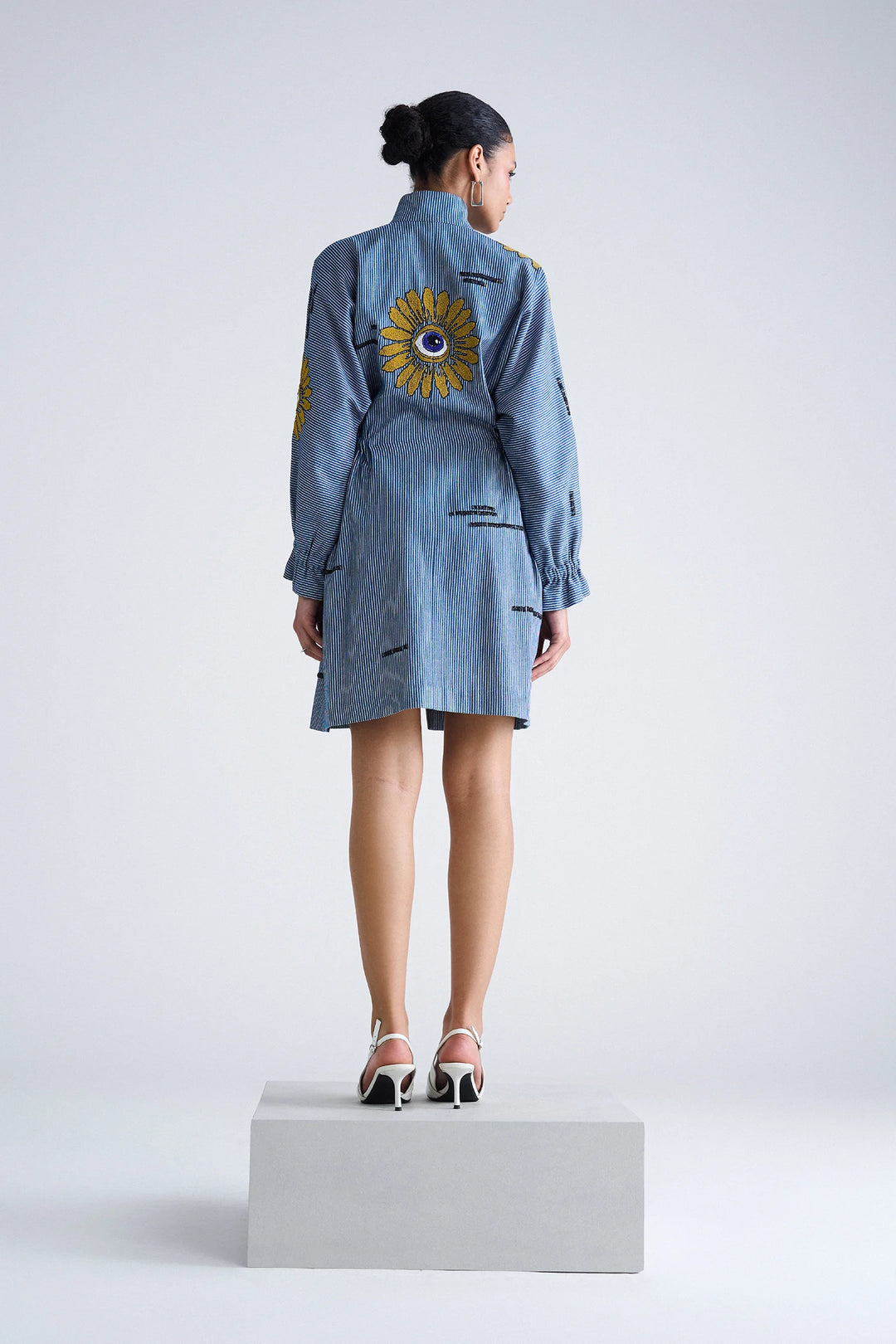 EYE BLOOM JACKET DRESS