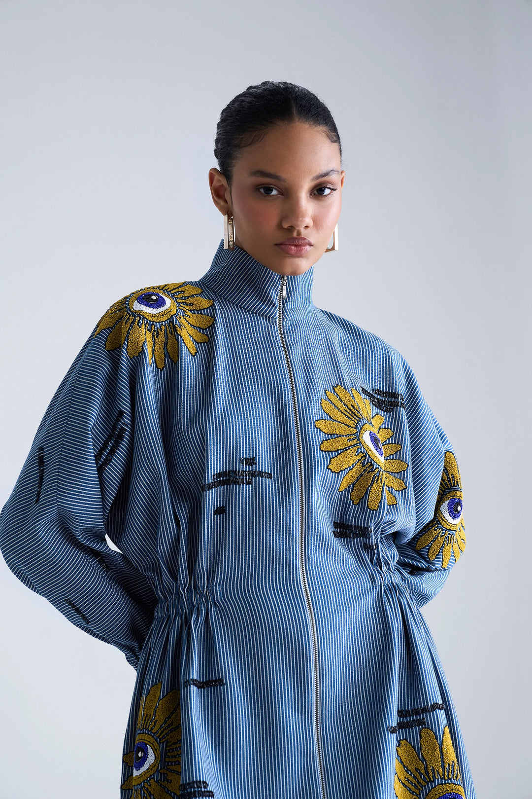 EYE BLOOM JACKET DRESS