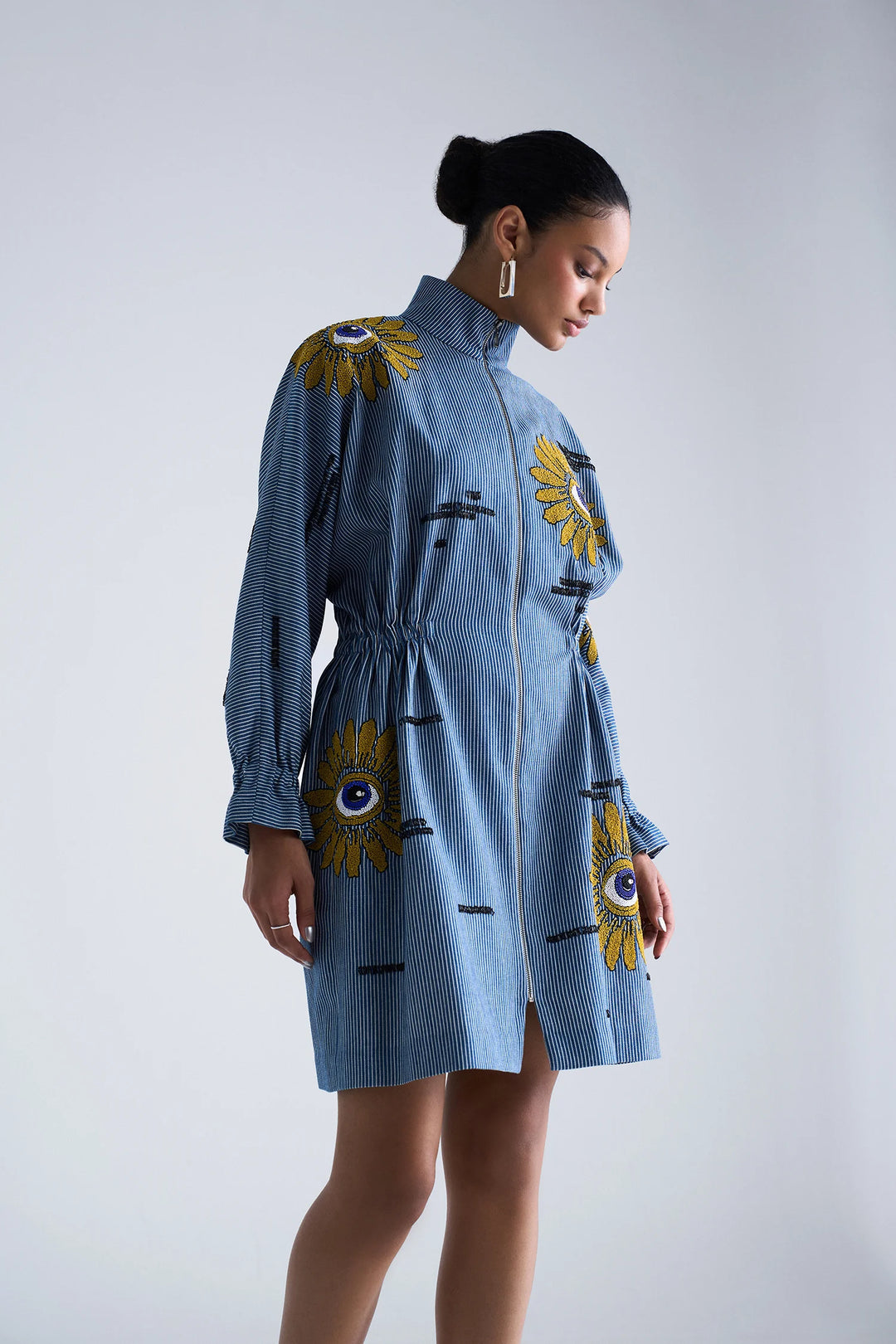 EYE BLOOM JACKET DRESS