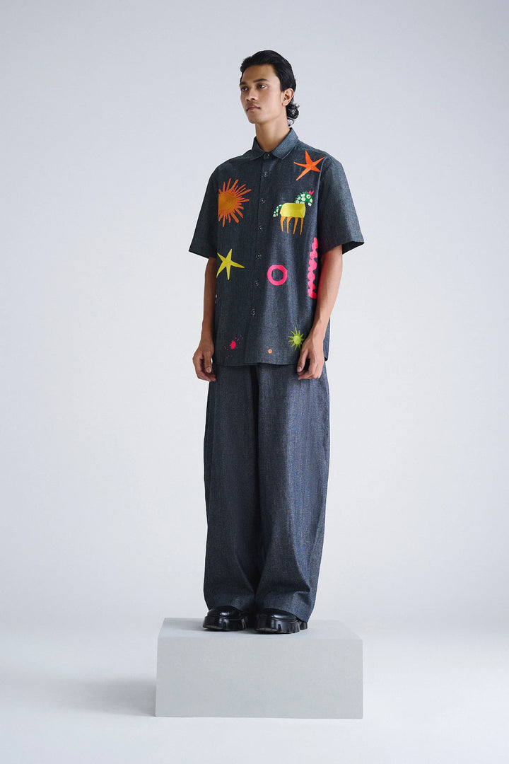 KIDOODLE HALF SLEEVE SHIRT