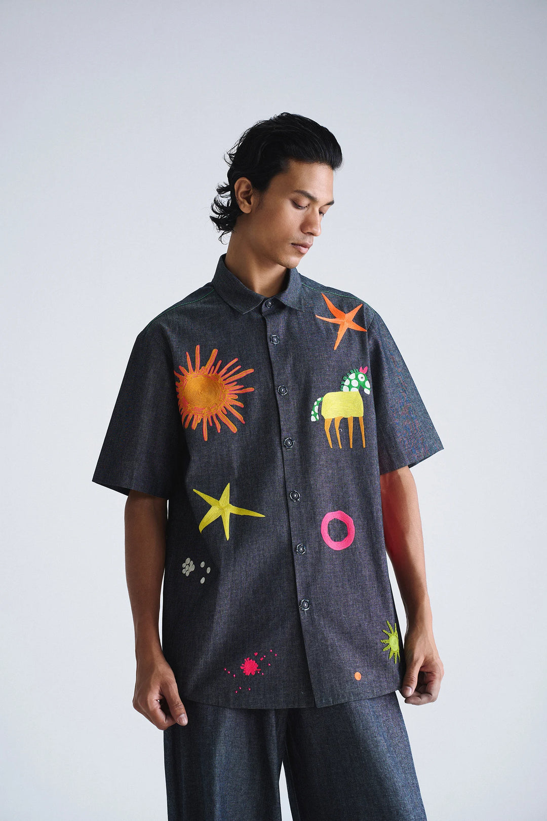 KIDOODLE HALF SLEEVE SHIRT