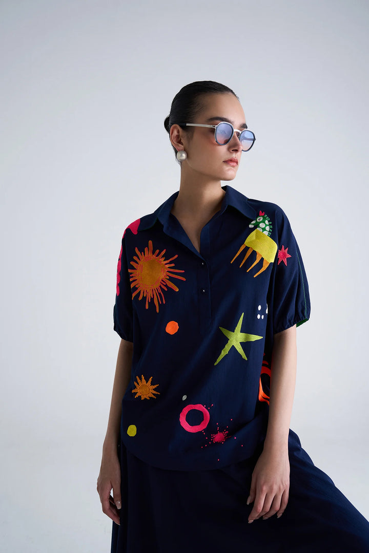 KIDOODLE BUTTON DOWN TOP