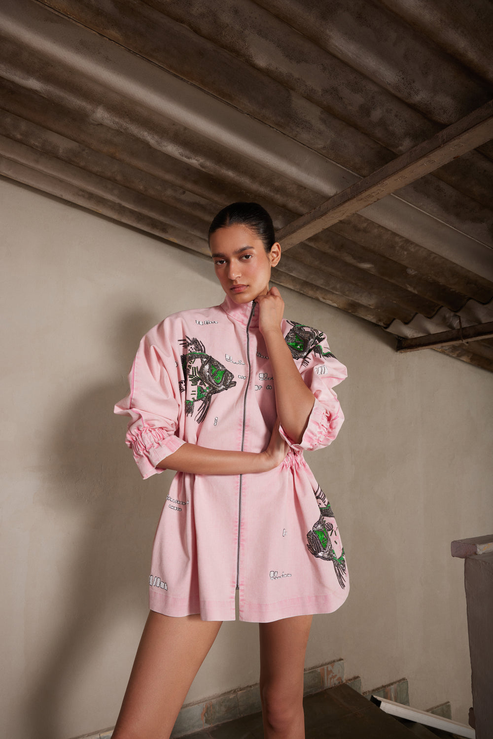 BIG FISH JACKET DRESS