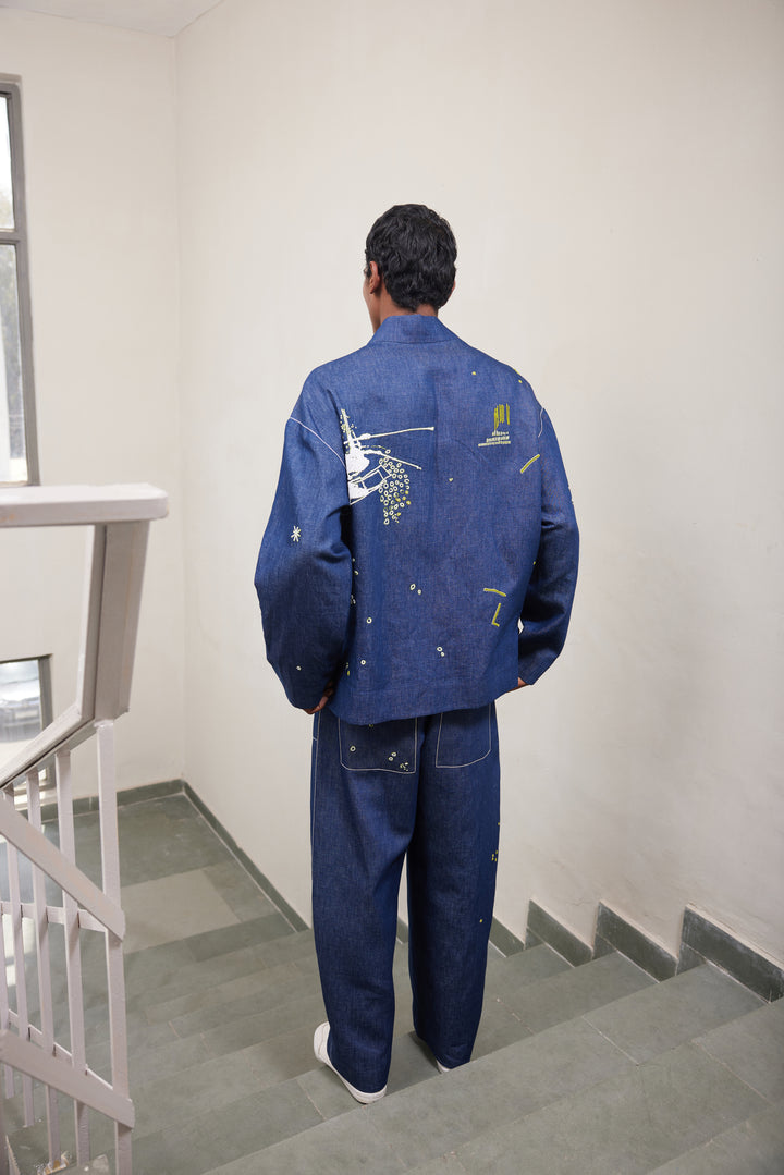 FUNKY PANTHER JACKET WITH BAGGY PANTS