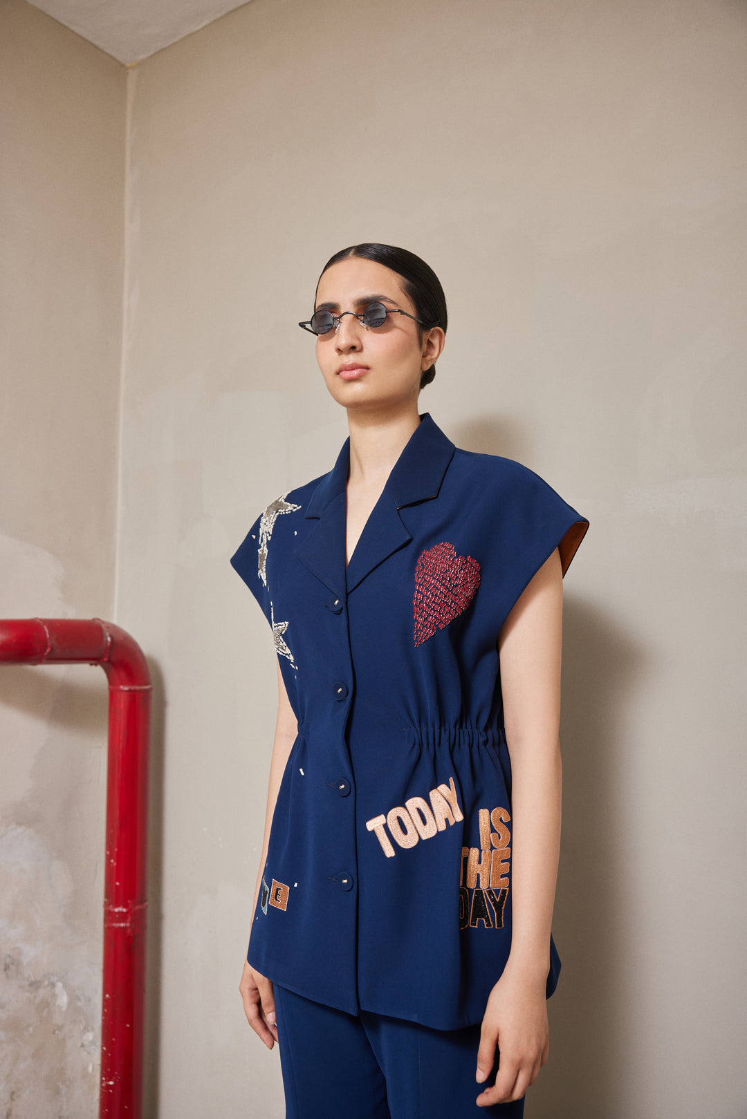 HEART AND STAR ROBE JACKET