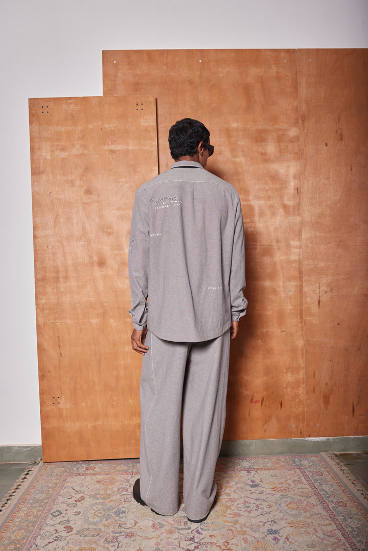 FADING BUTTERFLY FULL SLEEVE SHIRT WITH BAGGY PANTS