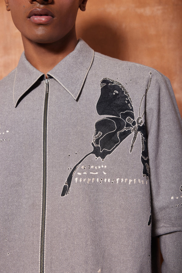 FADING BUTTERFLY FULL SLEEVE SHIRT