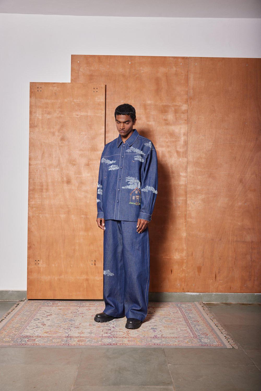 OUTHOUSE JACKET WITH BAGGY PANTS