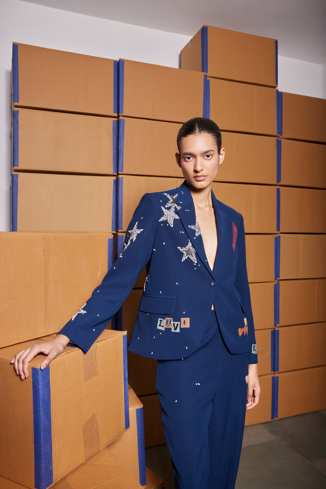 HEART AND STAR BLAZER