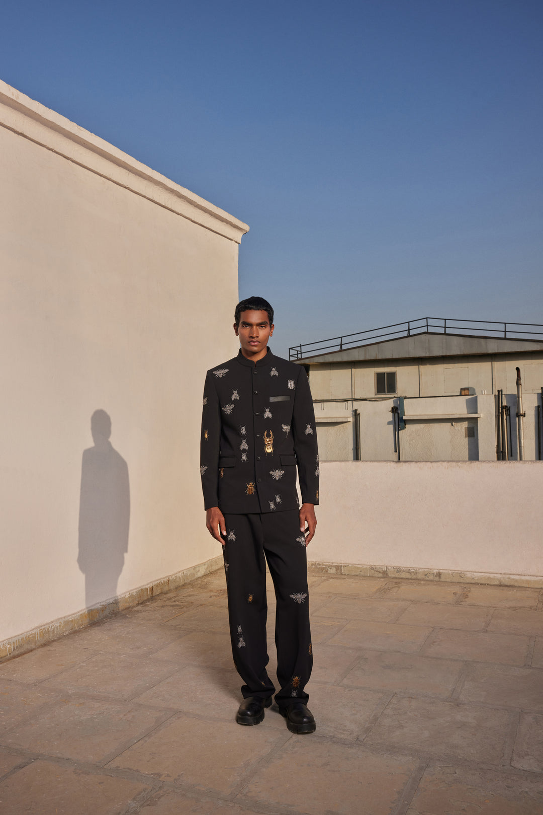 INSECT BANDGALA JACKET WITH PANT