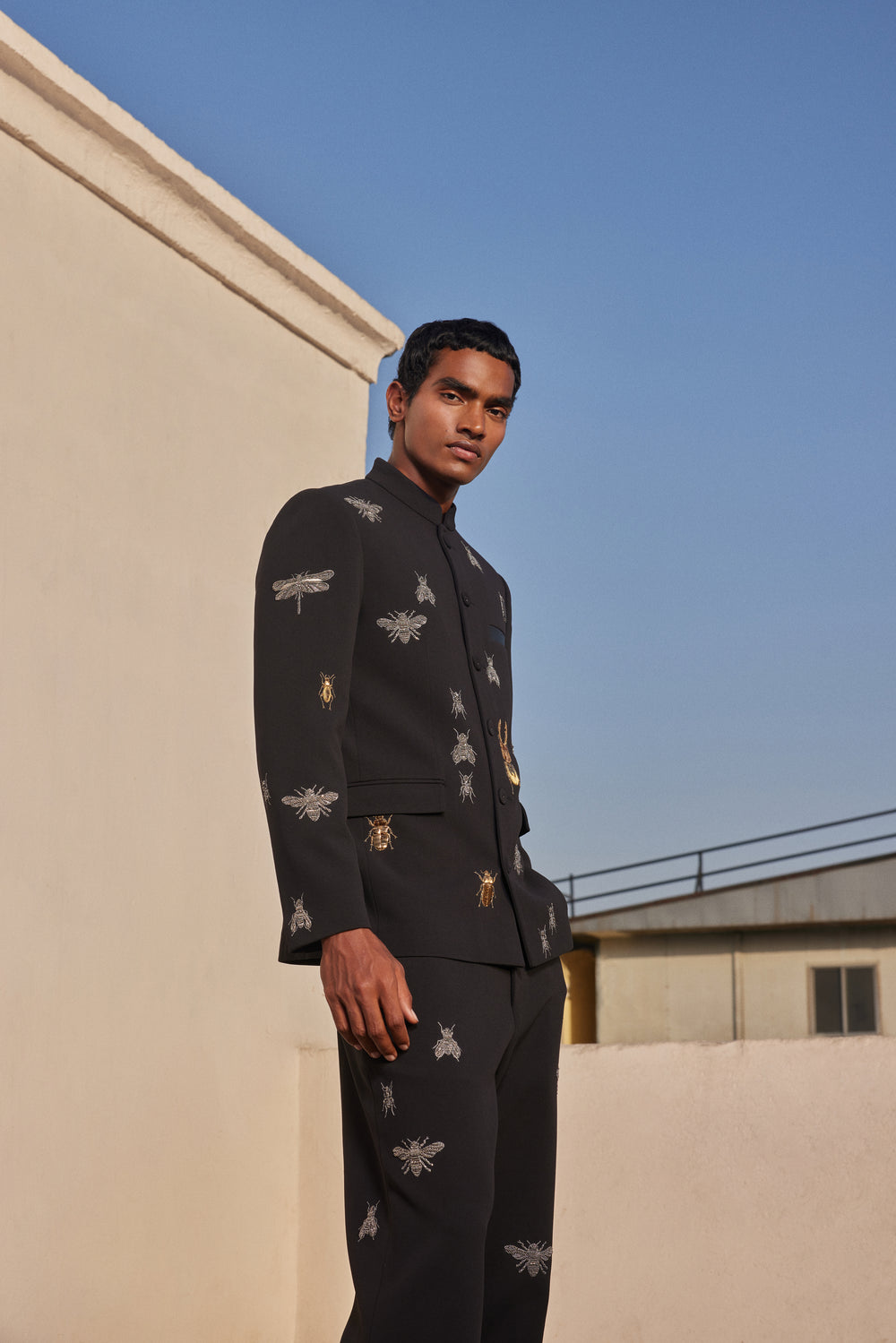 INSECT BANDGALA JACKET WITH PANT
