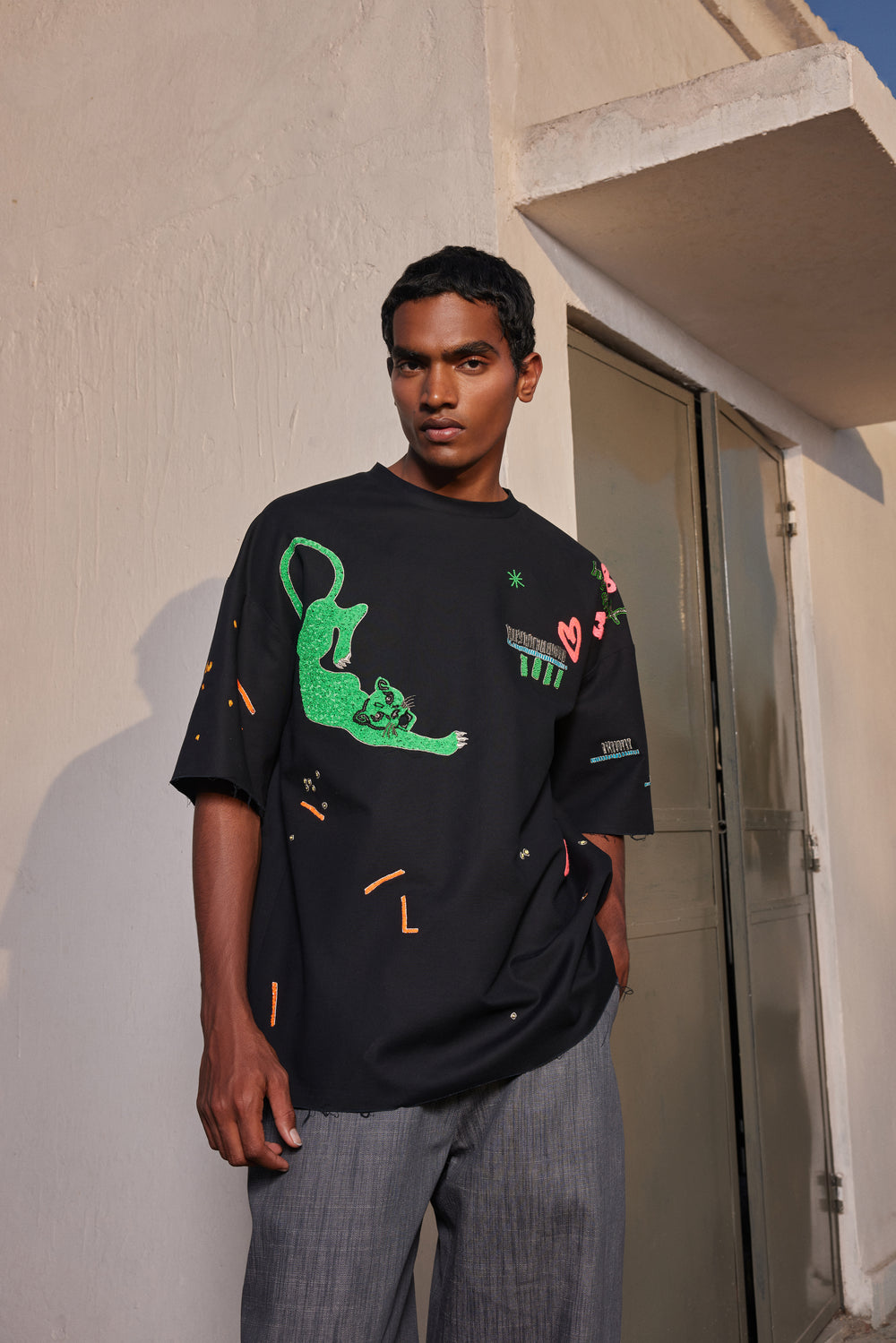 FUNKY PANTHER BOXY TSHIRT