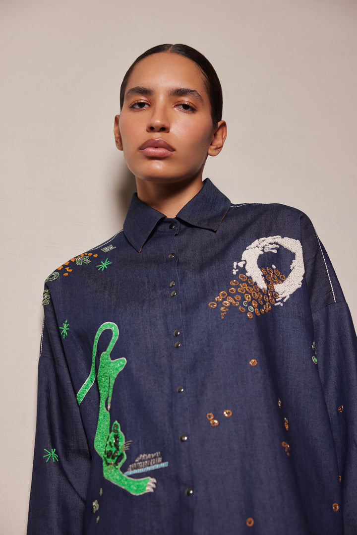 FUNKY PANTHER BAGGY SHIRT