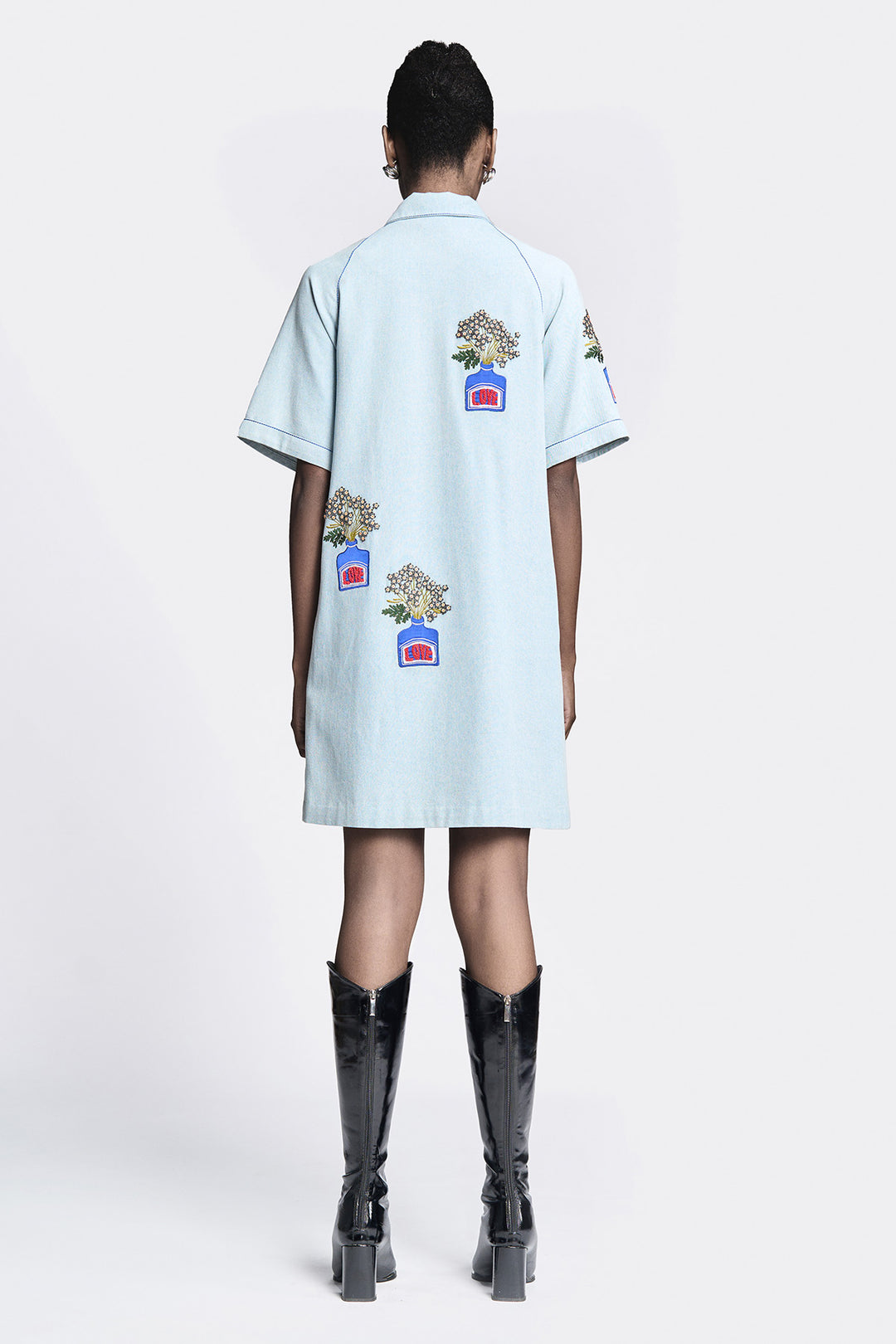 Inkpot Raglan Sleeves Dress