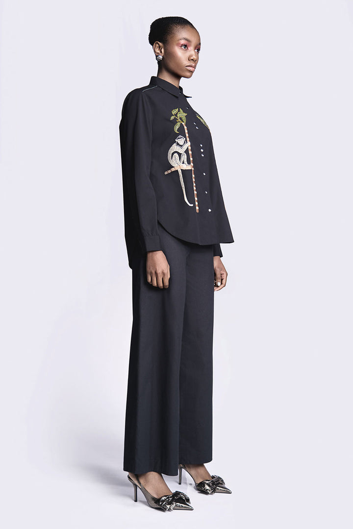 Monkey on a Tree High Low Shirt