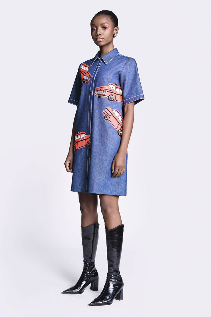 Taxi Shift Dress