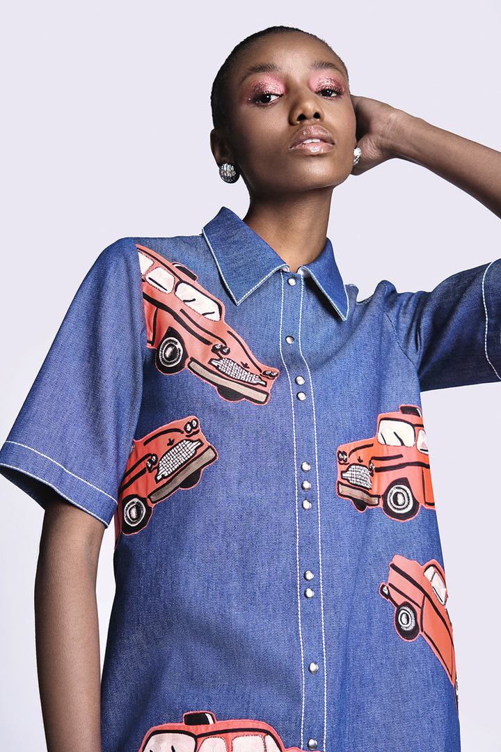 Taxi Shift Dress