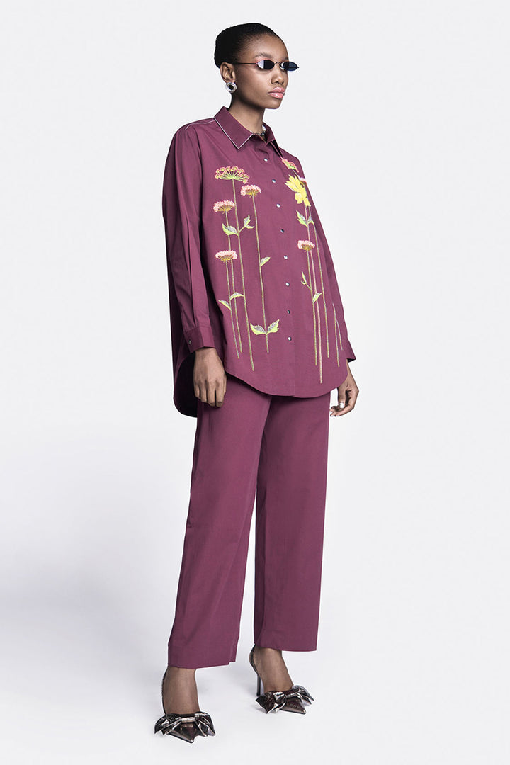 Colourful Lotus Baggy Shirt