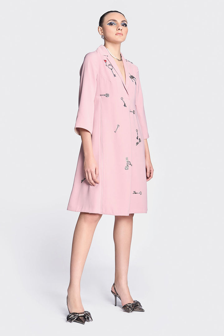 Precious Keys Panelled Waist Dress