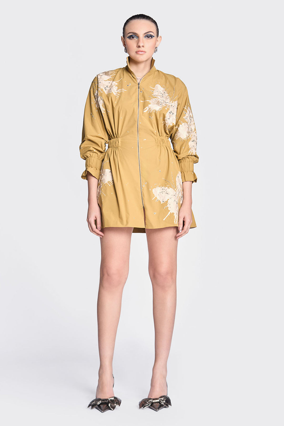 Butterfly Splashes Jacket Dress