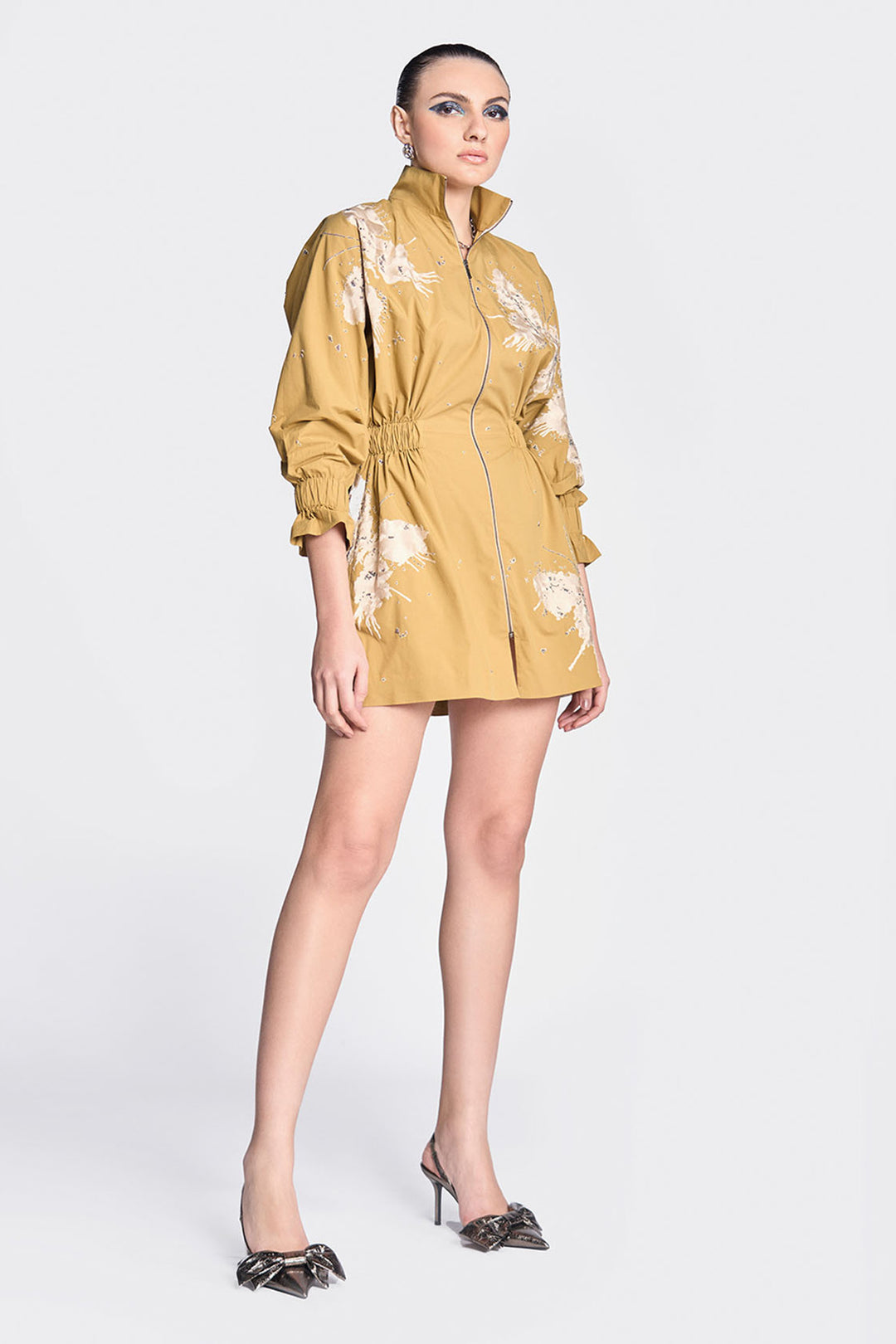 Butterfly Splashes Jacket Dress