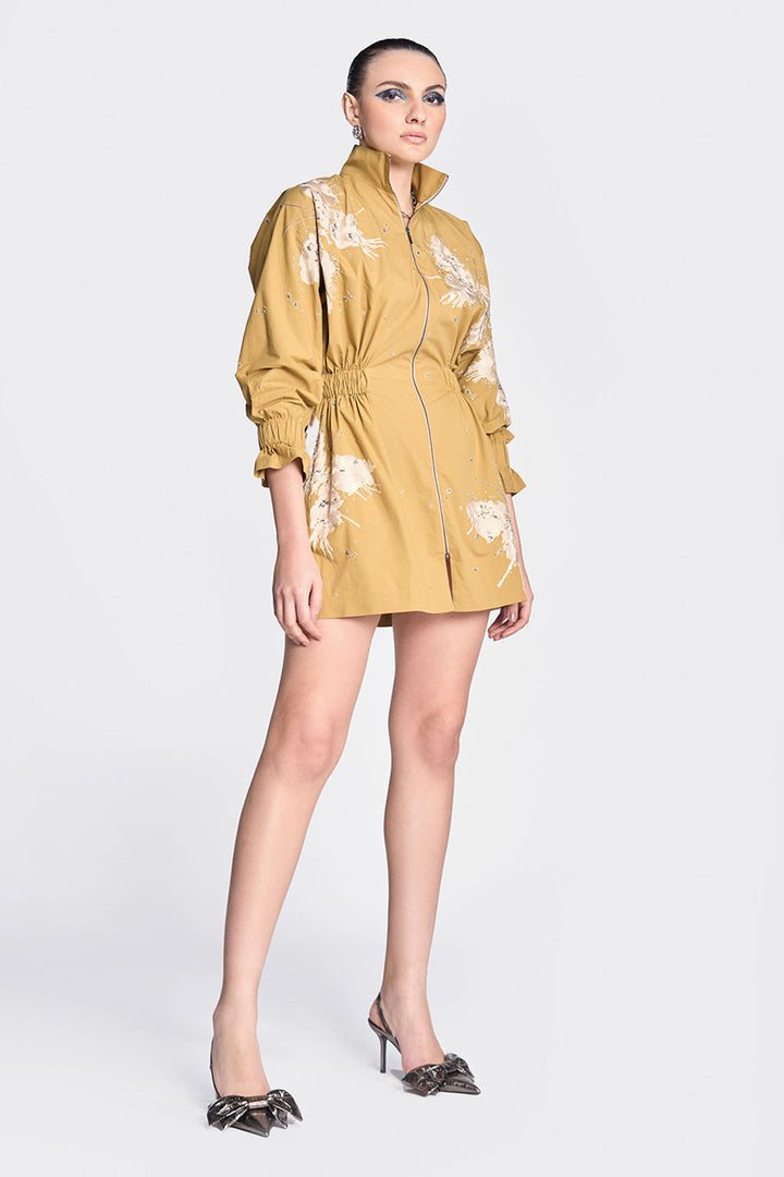 Butterfly Splashes Jacket Dress