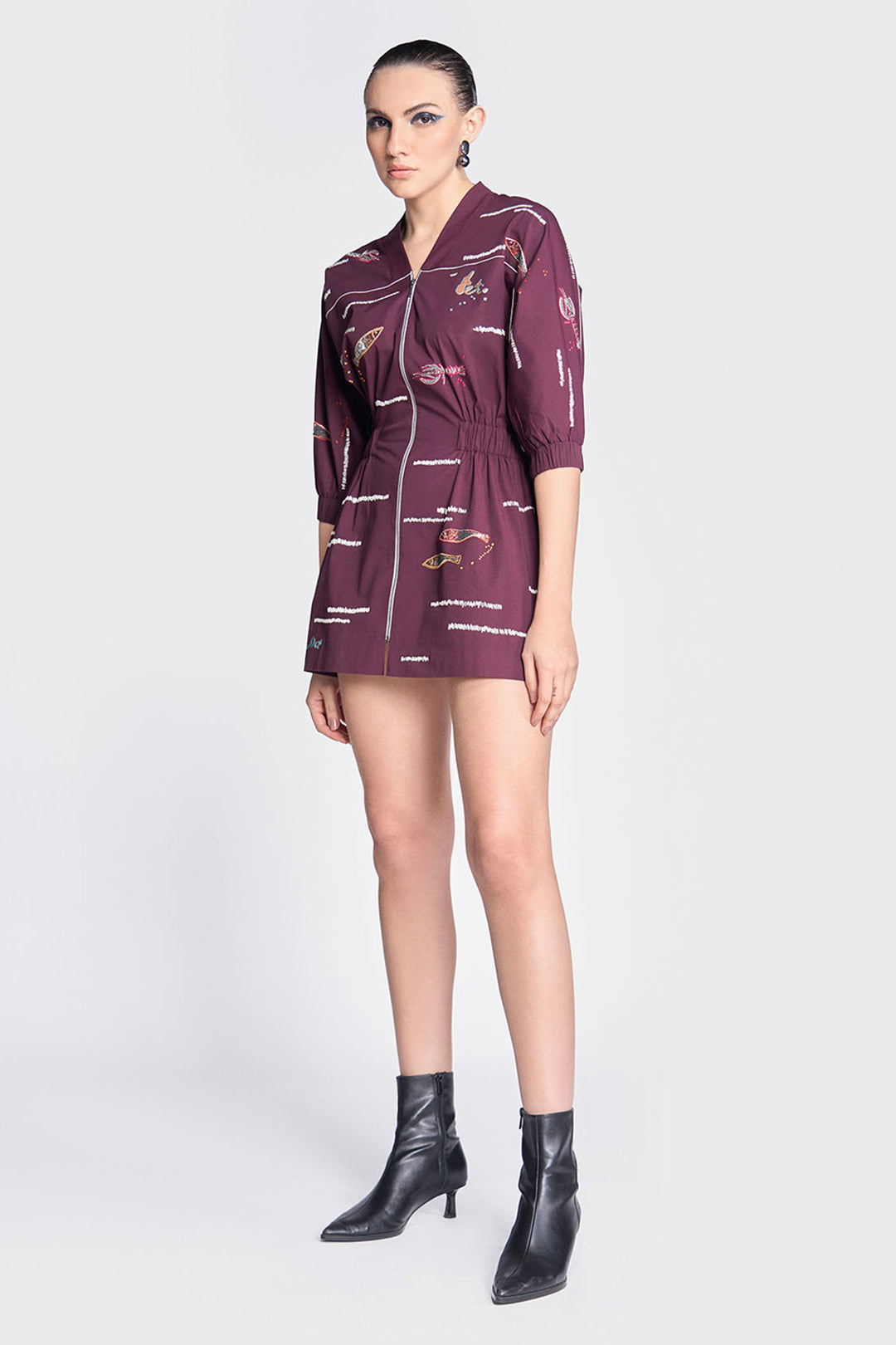 Fish and Prawn Jacket Dress