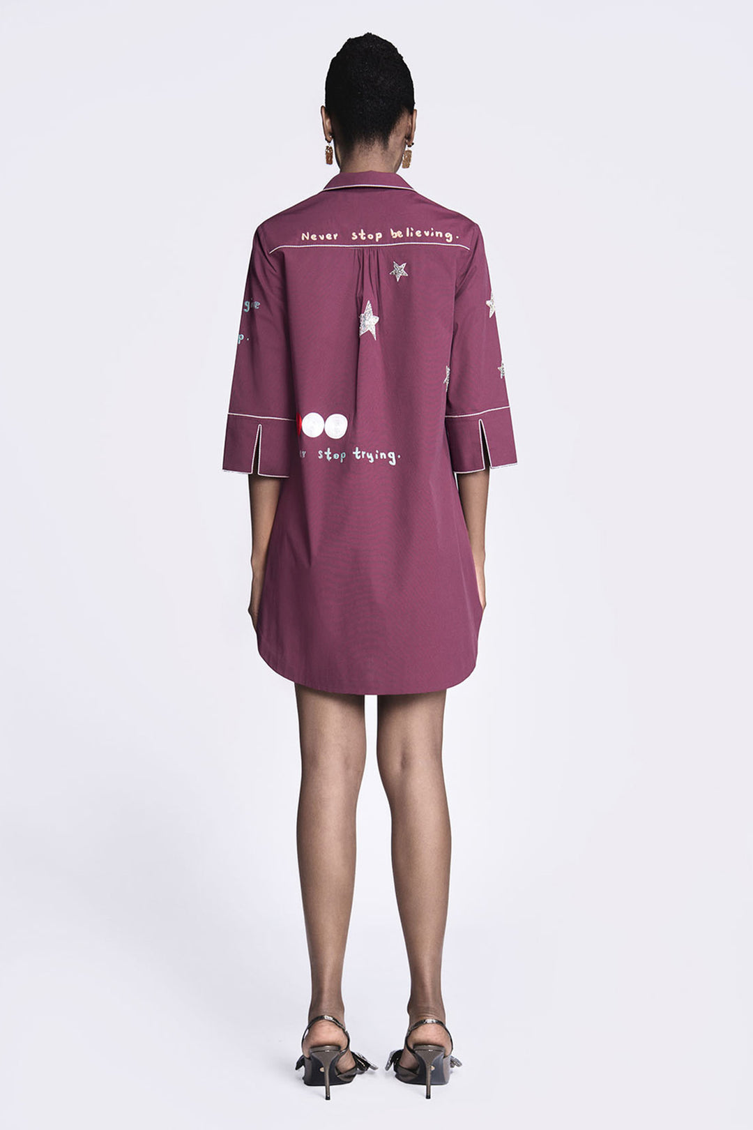 Telephone and Circles Back Gather Dress