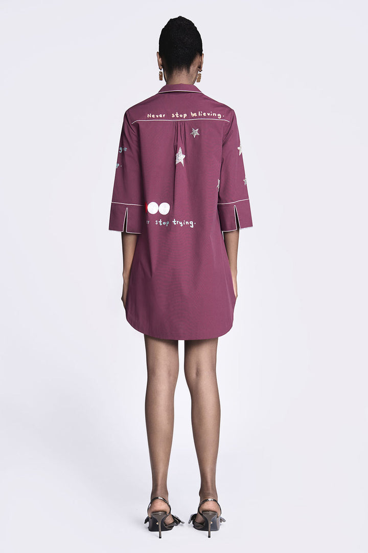Telephone and Circles Back Gather Dress