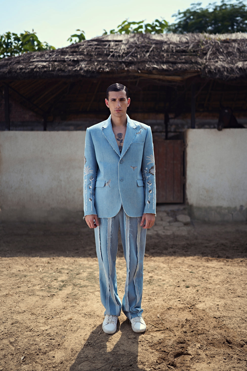 PANTS OF (TROPICAL FOREST BLAZER)