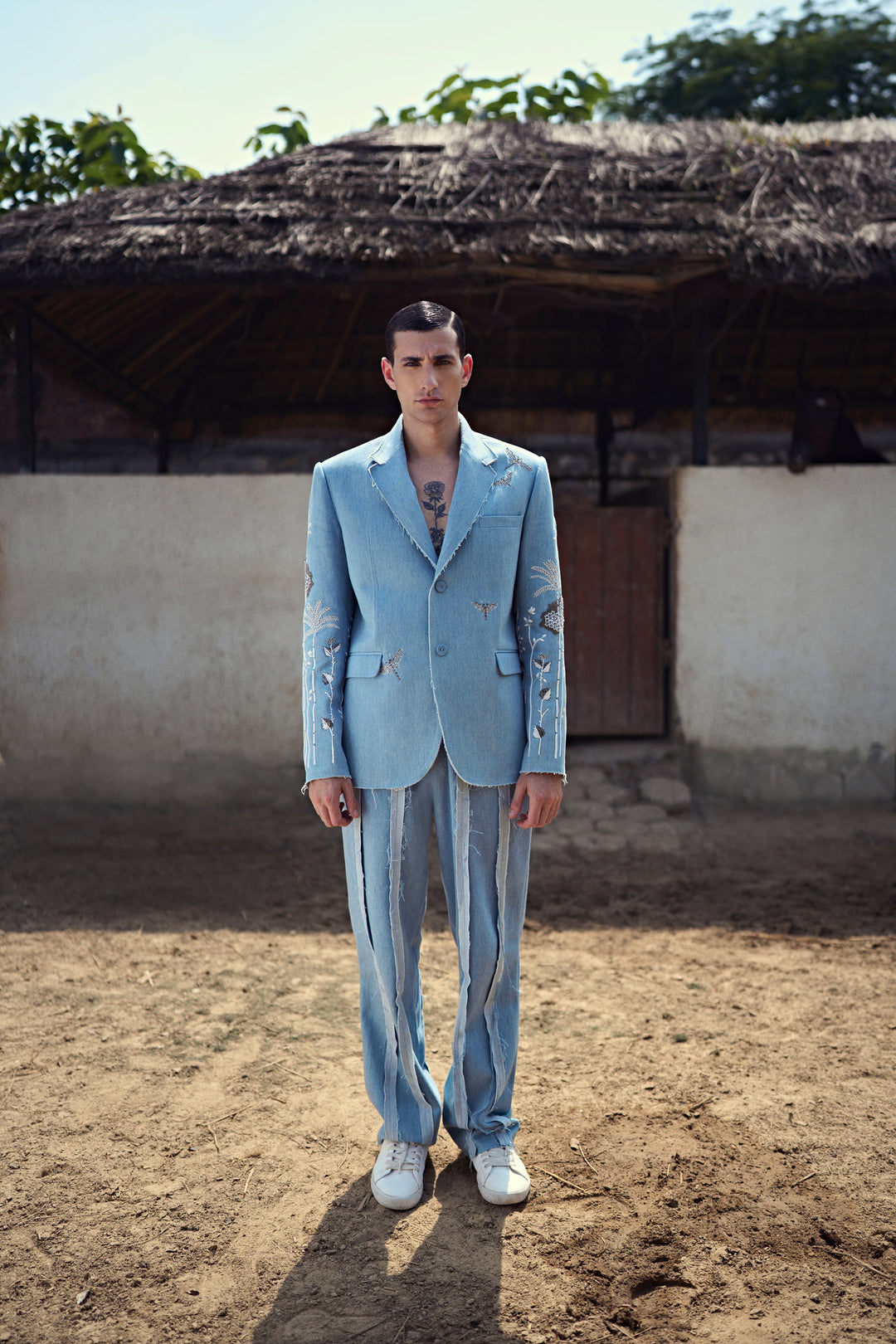 PANTS OF (TROPICAL FOREST BLAZER)