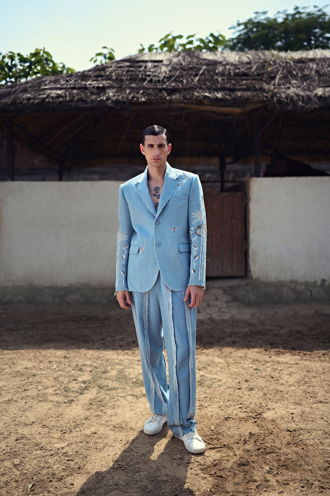 PANTS OF (TROPICAL FOREST BLAZER)