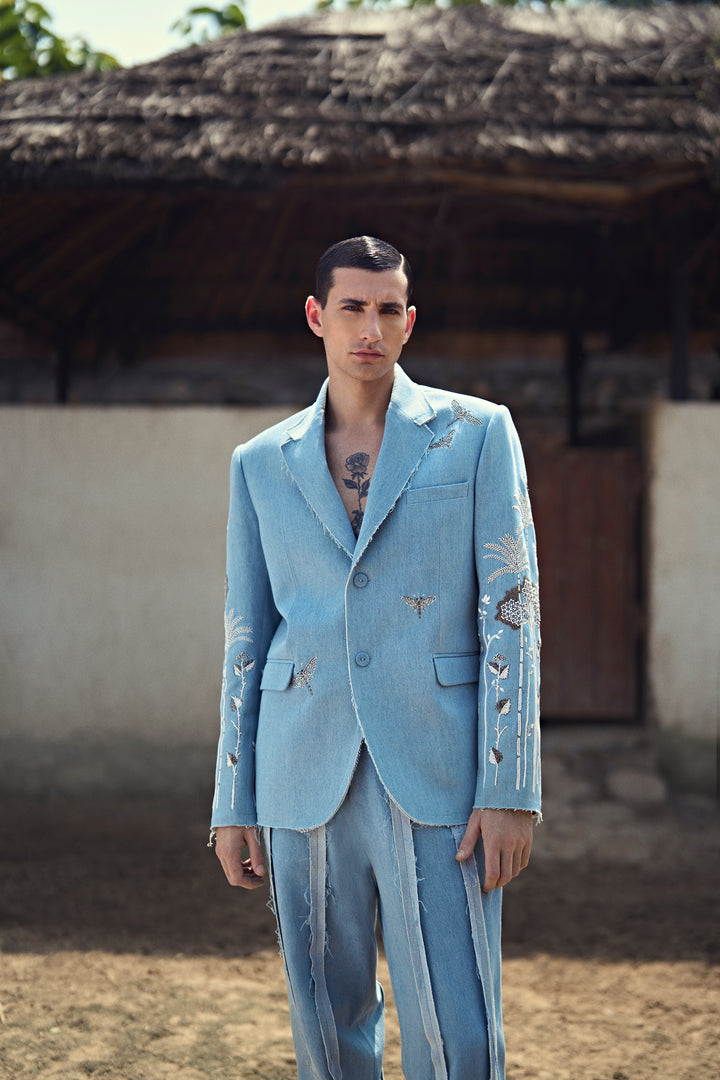 TROPICAL FOREST BLAZER WITH PANTS