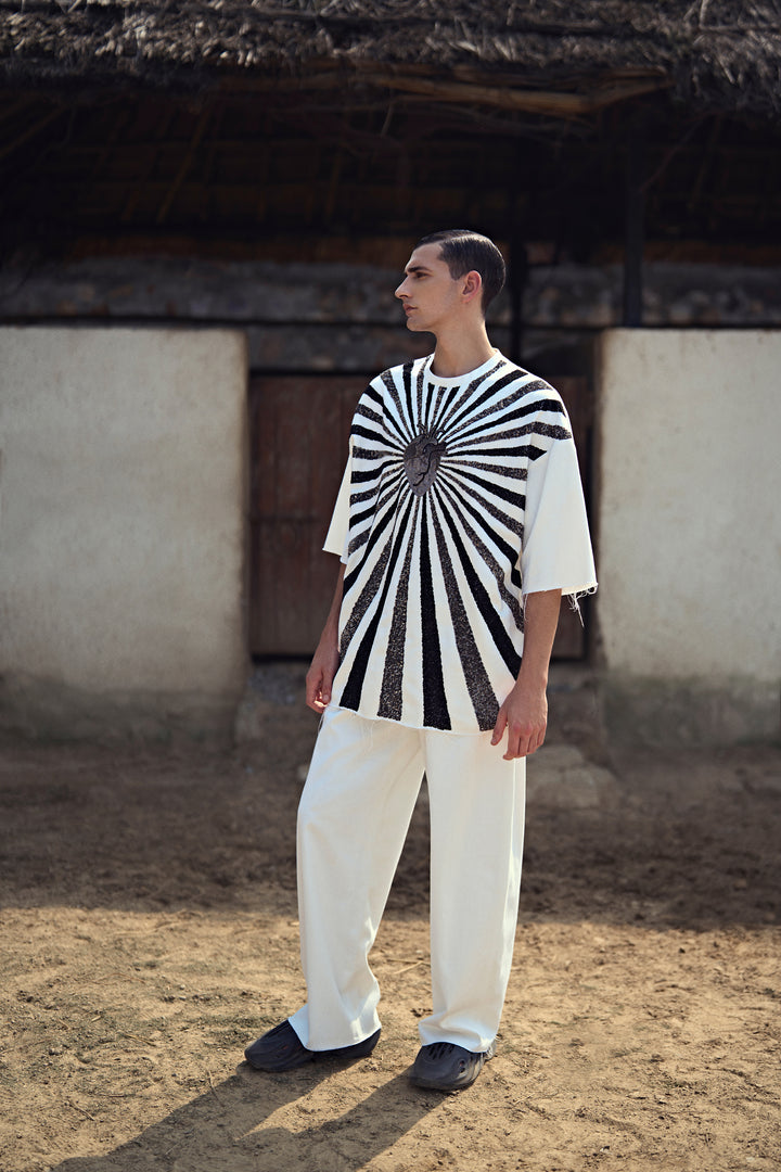 BAGGY PANTS OF (HEART RAYS OVERSIZED T-SHIRT)