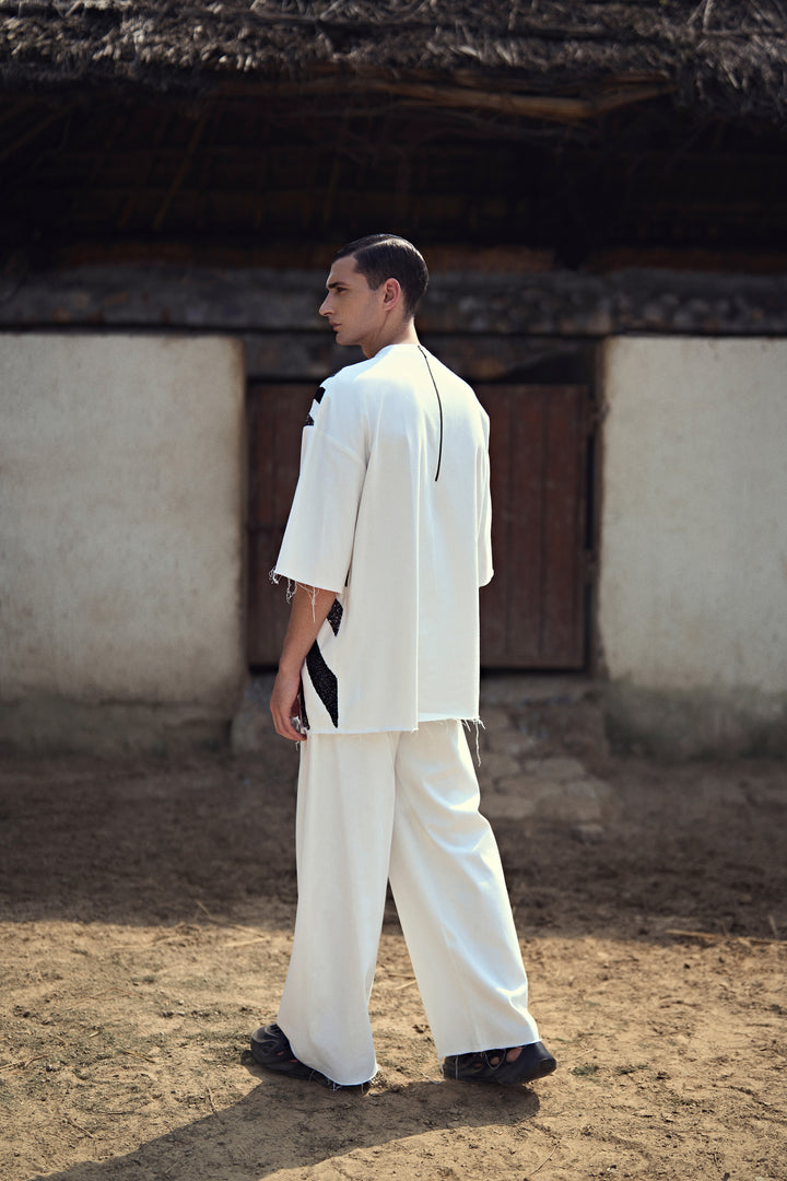 BAGGY PANTS OF (HEART RAYS OVERSIZED T-SHIRT)
