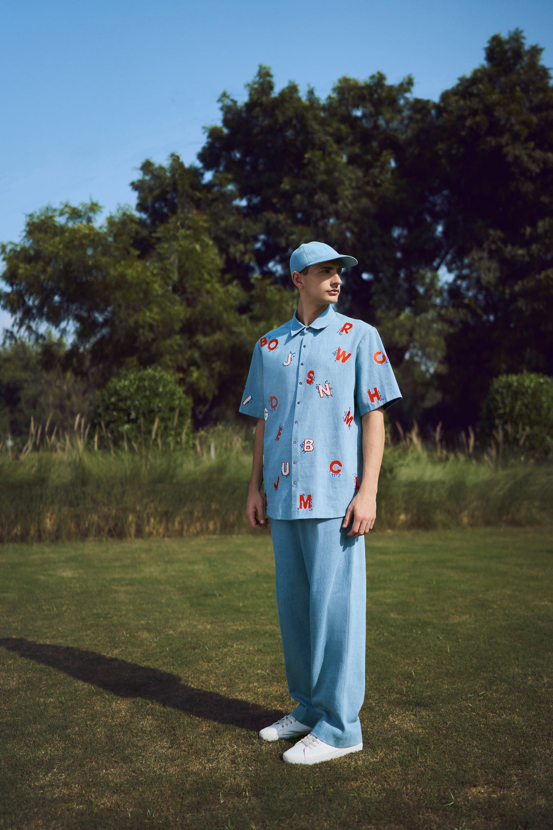 ALPHABET HALF SLEEVES SHIRT