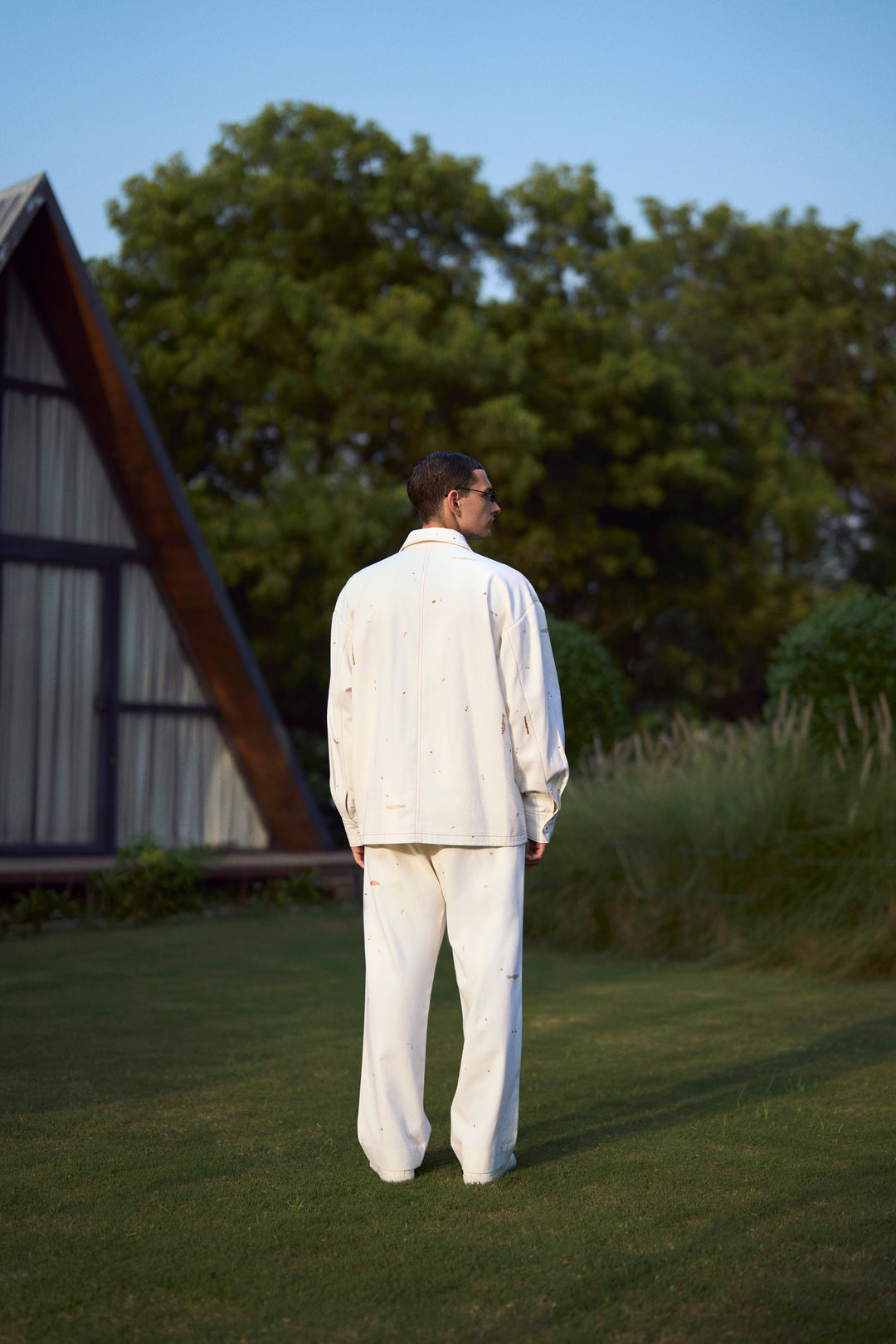 PANTS OF (TROPICAL FOREST OVERSIZED JACKET )