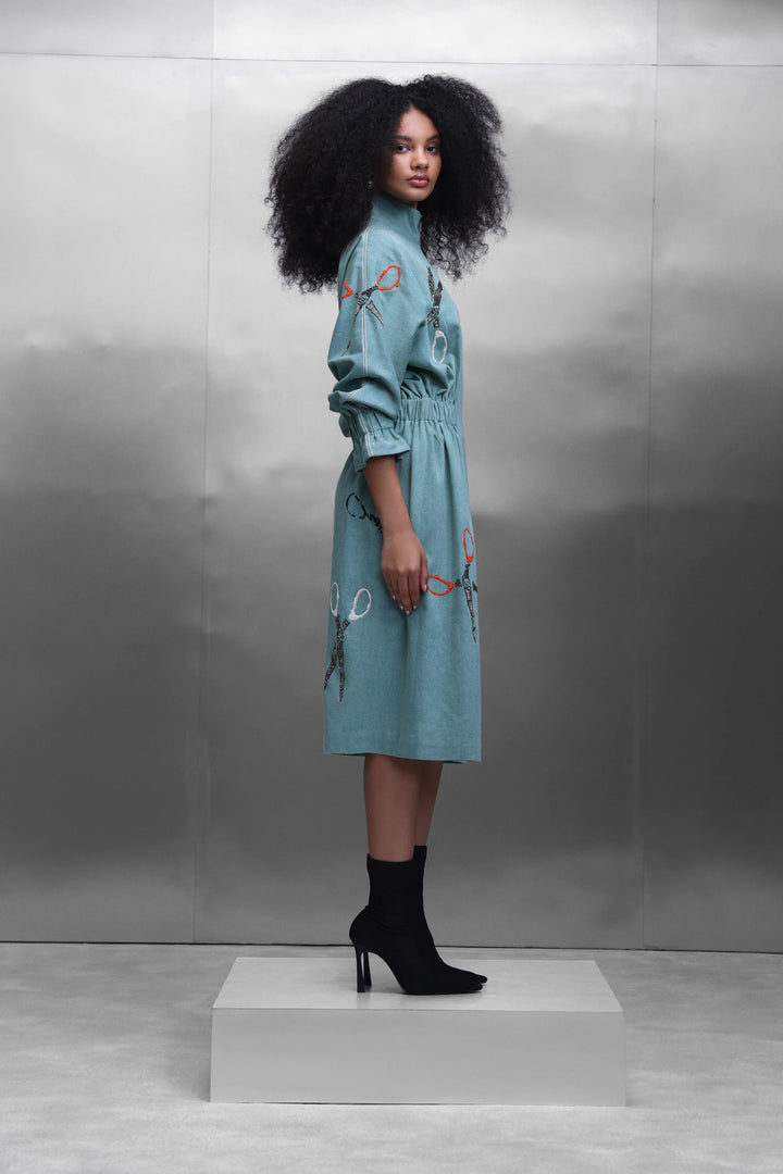 SCISSORS JACKET DRESS