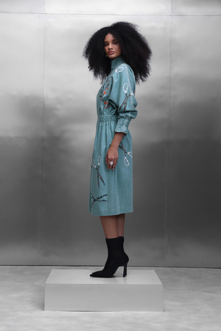 SCISSORS JACKET DRESS